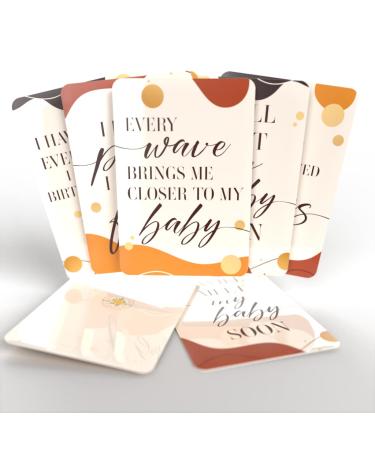Birthing Affirmation Cards - 24 Premium Cards for Pregnant Moms Baby Shower Gifts and Labor