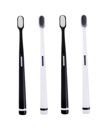 Hapinary 4 pieces wangan hair toothbrush toothbrush jewelry cleaner extra soft toothbrush cleaning brush toothbrush for deep cleaning of the gums mothers toothbrush portable