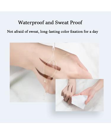 ANHOME Step Brow Stamp & Eyebrow Stencil Kit - Dark Brown, Long-Lasting & Waterproof 7-Piece Set - Buy Online on GoSupps.com