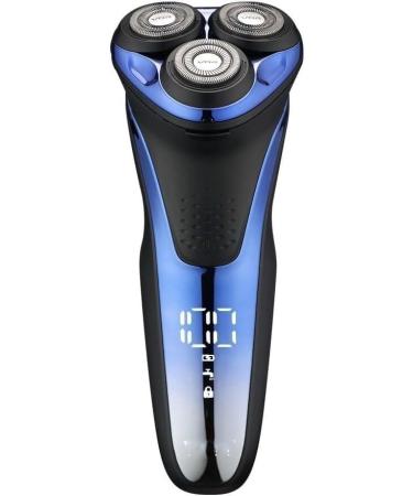 Electric Razor for Men Professional Electric Shaver Razor Waterproof Beard Trimmer Rotary 3D Floating Shaving Rechargeable Electric Shaver for Men
