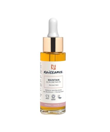 Naissance Maintain Face Oil | All-In-One Face Serum for Normal Skin with Sea Buckthorn Oil and Pomegranate Seeds 30ml