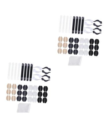 Healeeved 74 pieces 1 glasses cover glasses accessories slip-resistant glasses pads ear pads made of silicone tools & DIY Glasses Hook Air chamber made of silicone glasses case.
