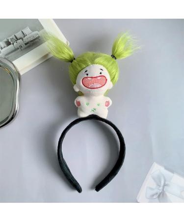 JSGHGDF Creative Sausage Mouth Hairband Women Student Photography Hairband Stuffed Shape Headbands for Washing Face Ugly Doll Doll Dark - Buy Online on GoSupps.com