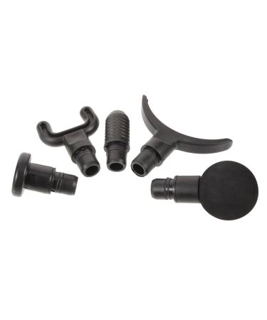 Gatuida 5st Head of the body massage device Vibration massage head Replacement of the fascia massage cladding massage adapterbits Accessories for muscle massage heads Fitness Fifth-part set portable plastic