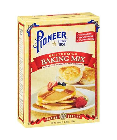 Pioneer Biscuit and Baking Mix 40oz Box (Pack of 4) Choose Flavor Below (Buttermilk)