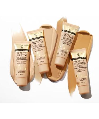 Christian Laurent Beauty Creator Lichtgewicht Smoothing & Hydrating Foundationserum met SPF25 No 20 Vanilla beige 30 ml 30 ml 1er Pack 20 Vanilla Beige - Buy Online on GoSupps.com