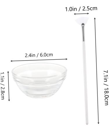 PLAFOPE Beauty Beauty Brush and Bowl Fan Shaped Brush Brush Skin Treatment Brush Makeup Brush Facial Brush Skin Care Tools Bristle Brush Applicator Tools - Buy Online on GoSupps.com