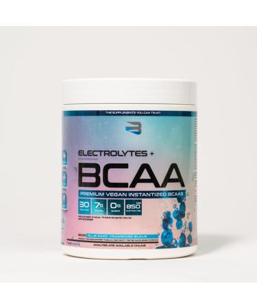 Believe Supplements Electrolytes+BCAA: Optimize Hydration and Muscle Recovery with Branched-Chain Amino Acids and Essential Electrolytes - Enhance Performance and Replenish Vital Nutrients Today! (Blue Razz) - Buy Online on GoSupps.com