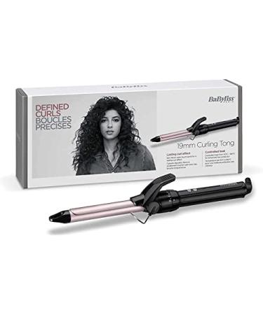 BaByliss C319E curling iron pro180 19mm color black and pink 19mm single