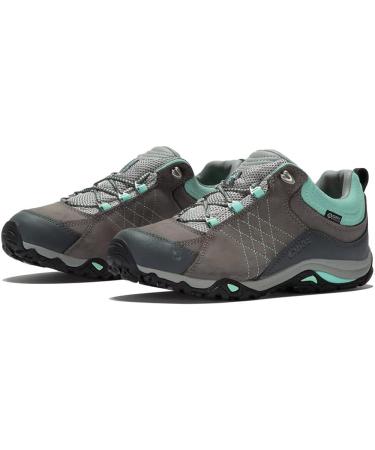 Oboz Women's Sapphire Low B-Dry Waterproof Hiking Shoe - Charcoal/Beach (Size 10) - Buy Online on GoSupps.com