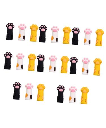 48 Pieces Manicure Protective Cover for Cat Paw Tongs Pliers Cover for Modelling Cat Paws Tweezers Decorative Pliers Cover Pedicure Tool Cover