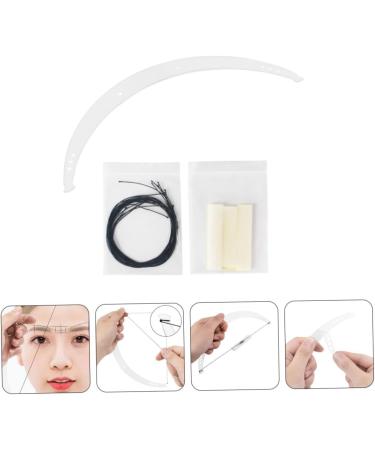 Didiseaon 1 Set Positioning Ruler Drawing Line Tool Eyebrow Measuring Ruler Eyebrow Trimming Ink Line - Buy Online on GoSupps.com