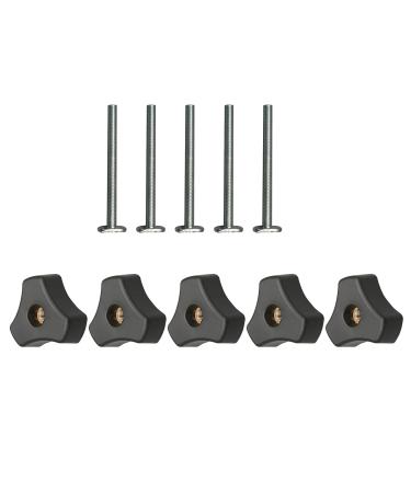 LUOFENG screw Bolt 10Pcs/Set T Shaped Bolt Accessories with Plastic T Nuts T Track Bolts Knob Set - Buy Online on GoSupps.com