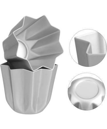 Alipis 2pcs Octagonal Cake Mold Roasting Pan Paper Cups Cupcake Mold Creative Baking Mold Muffin Candy 7.5x7.5x6.5cm Silver - Buy Online on GoSupps.com