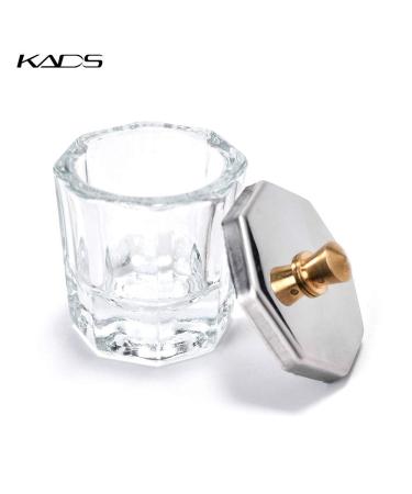 KADS Glass Dappen Dish & Lid Cup - Nail Art Tools & Equipment | Acrylic Liquid Cup | Mini Bowl for Acrylic Nails - 1 Count - Buy Online on GoSupps.com