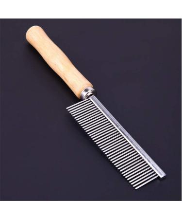 Premium Stainless Steel Cat Brush & Dog Flea Comb - Perfect Pet Grooming Tool for Shorthair Cats and Dogs | Undercoat Rake & Care Brush - Buy Online on GoSupps.com