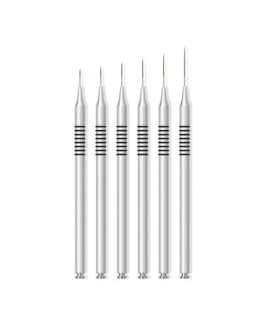 French Striper Art Liner Brush Beauty Makeup Line Striper Drawing Pen Gel Brushes Painting Pen Manicure Tool
