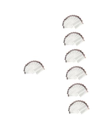 Healeved 84 Pcs Eyebrow Stickers Temporary Eyebrows Transfer Eyebrows Eyebrow Trimming Soy Ink Cejas 3d 7X1X0.1CMx7pcs Blackx7pcs