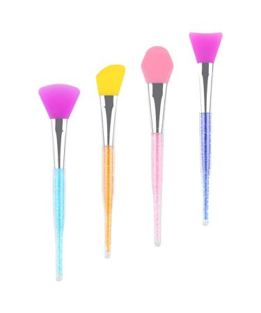 4 pieces of mask brush made of silicone brush to apply the mask face brush Applicator for the face make-up applicator made of silicone face mask silicone brush