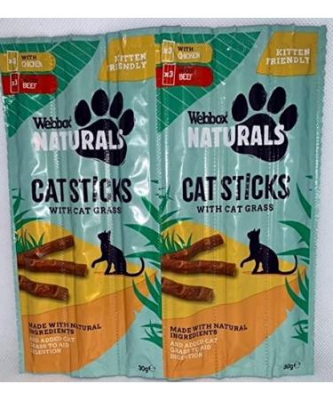 SUOL Naturals cat sticks with cat grass 30g