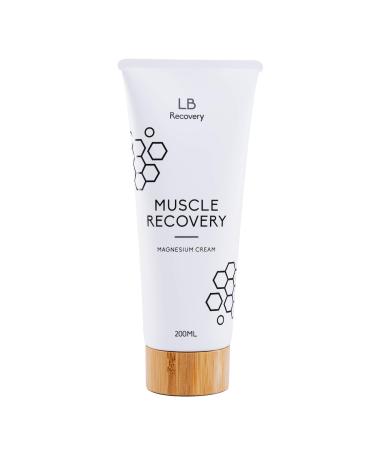 LilyBee - LB Recovery Magnesium Cream, 200ml - 100% Pure and Natural Ingredients - Lightweight, hydrating formula absorbs effortlessly into the skin and promotes muscle recovery and