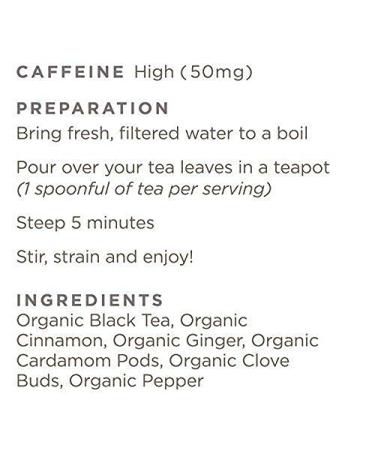 Golden Moon Tea Masala Chai Tea - 181 Servings - 1lb Pack - Organic Authentic Recipe - Buy Online on GoSupps.com
