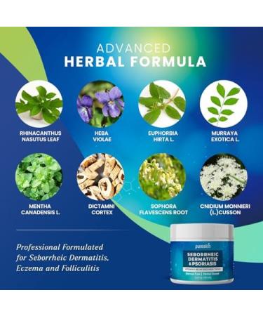 PURESKIN Seborrheic Dermatitis Face Cream: Psoriasis Scalp Treatment Moisturizer for Flaky & Red Sensitive Skin - Buy Online on GoSupps.com