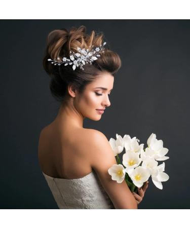 ISLHJDD Flower Bride Wedding Hair Combs Bridesmaid Hair Accessories Bridal Wedding Hair Accessories Wedding Hair Comb Hair Accessory for Brides Girls - Buy Online on GoSupps.com