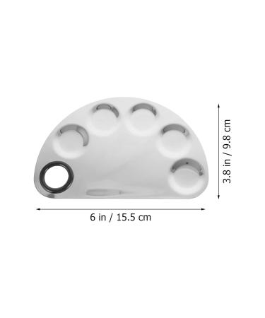 Buy Lurrose 2pc Stainless Steel Palette & Eyelash Tools - Creamy Eyeshadow & Makeup Palette for Cake & Nails | International Shipping - Buy Online on GoSupps.com