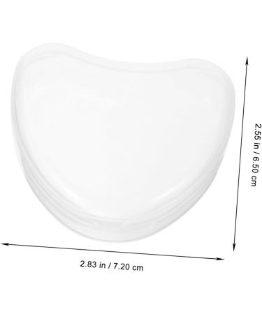 Beavorty Love-Shaped Prostheses Storage Box - Transparent 2-Piece Set for Outdoor Retention | Durable Plastic Holder Etui - Buy Online on GoSupps.com