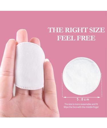 YUYDYU Cotton Pads Makeup Remover - 100 Cosmetic Cotton Rounds for Face Cleaning | Soft & Absorbent Cleaning Pads - Perfect for All Skin Types - Buy Online on GoSupps.com