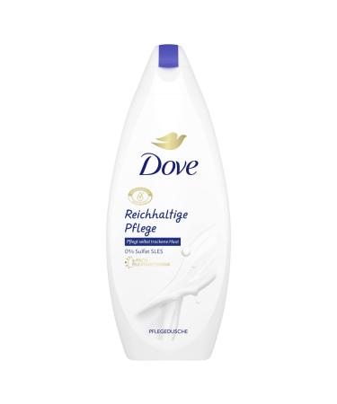 Dove shower gel rich care shower bath with a unique triple moisture complex for immediately soft skin and persistent care 6x 250 ml of rich care single
