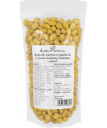  Kuchnia Zdrowia Cream & Onion Flavour Coated Peanuts Crispy Savory Snack (250g) | KUCHNIA ZDROWIA - Buy Online on GoSupps.com