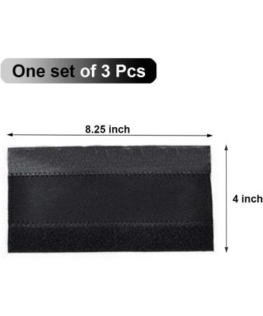Mantain 3 Pcs Black Nylon Bike Chainstay Protector Set - 8.25 x 4 Inches - Buy Online on GoSupps.com