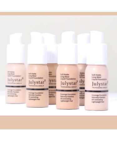 Julystar Makeup Moisturizer Repair Foundation Waterproof Long Lasting Concealer Liquid Foundation Beauty Makeup (06#) - Buy Online on GoSupps.com