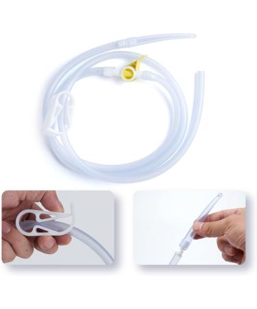 Enema Hose Replacement Kit - Silicone Enema Tube Coffee Enema Nozzles for Enema Bag & Bucket | International Shipping - Buy Online on GoSupps.com