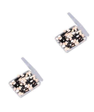 Hemoton 100 Pcs Dual Sided Eyeshadow Brush Eyeshadow Applicator Sponge Essential Makeup Brushes Cosmetic