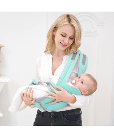 Leapbeast Baby Carrier - All-in-One Ergonomic Hip Seat for Newborns & Toddlers (3.5-15.5 kg) - Cotton Light & Breathable - Adjustable Green Design - Buy Online on GoSupps.com