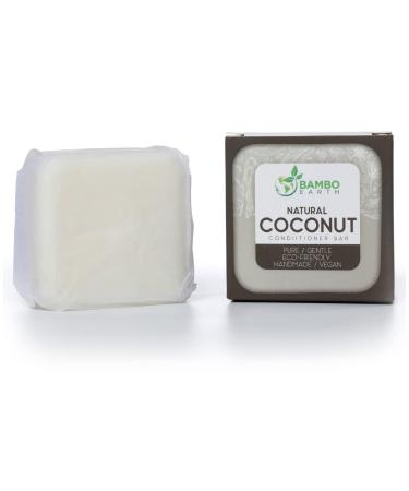 Natural Vegan Solid Conditioner Bar with Plant-Based Oils - pH Balanced & Eco-Friendly - Coconut Scented - For Use with Shampoo Bars - Buy Online on GoSupps.com