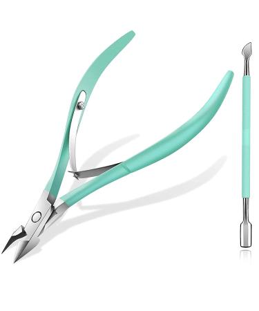 RoserRose Nail clippers head cutter nail scissors made of stainless steel + nail file for thick and deep ingrown toenails and fingernails nail scissors toenails nail clippers