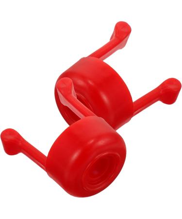 Hemoton Eye Drop Holder Tool - 10 Pcs Eye Drop Applicator Guides & Storage Rack - Portable Eye Drops Aid Rack - Red 3.00x2.00x2.00CM - Buy Online on GoSupps.com