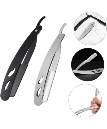 Fomiyes Vintage Razor Holder - Rustproof Metal Manual Razor for Men | Ideal for Hairdressers & Lawn Care - Buy Online on GoSupps.com