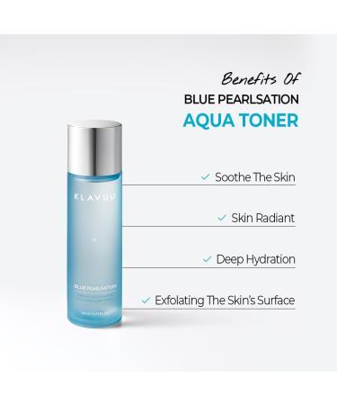 Blue PEARLSATION One Day Marine Collagen Aqua Toner - Deeply Hydrating Soothing Non-Sticky 8 Cups 4.73 floz - Radiant Skin Care Solution - Buy Online on GoSupps.com