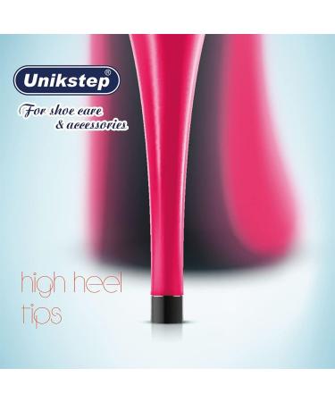 UNIKSTEP 20 Pairs High Heel Tips for Women's Shoe Repair - U Shape Non-Slip Replacement Caps - Buy Online on GoSupps.com