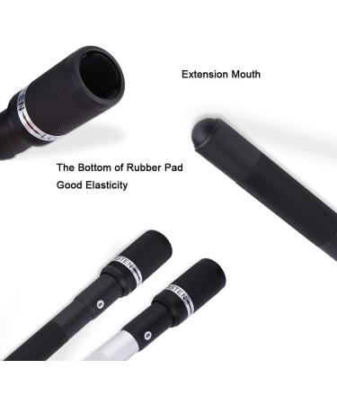12.6 Inch Aluminum Billiard Cue Extender | Telescopic Holder in Black - Buy Online on GoSupps.com