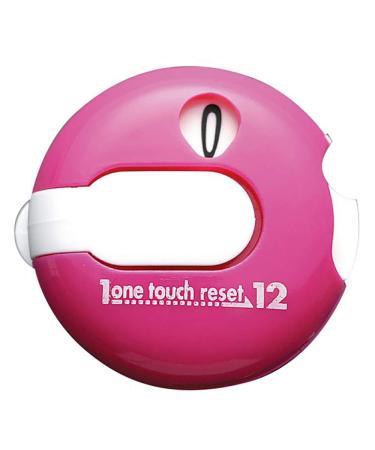 Daiya Golf AS-434/AS-461 Round Equipment, One Reset Counter, Score Counter, One Touch Restores to 0 Hits with One Touch safety pink Single Item