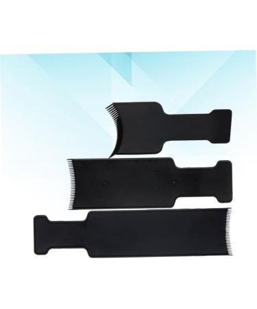 CLISPEED Lot De 3 Planches Coloration Capillaire Noir Courb es Pour Protection Cuir Chevelu Outil Professionnel De Teinture Cheveux Usage Salon Et Domicile - Buy Online on GoSupps.com