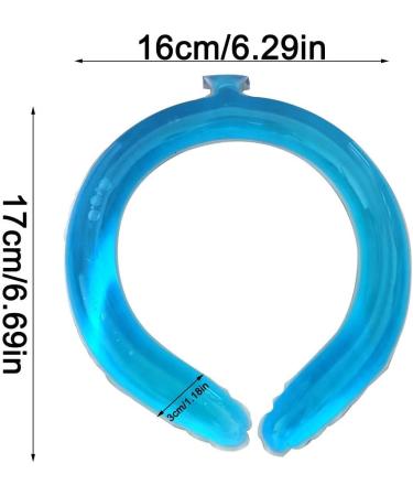 Cool ICE Neck Wrap - Portable & Reusable Cooling Tube for Sports Hiking Office | Halatua Blue - Buy Online on GoSupps.com