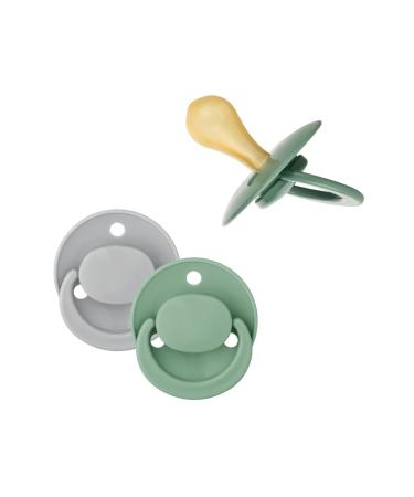 Baby Nova Latex Soother Round Cherry Shape Pacifier 2 Pack