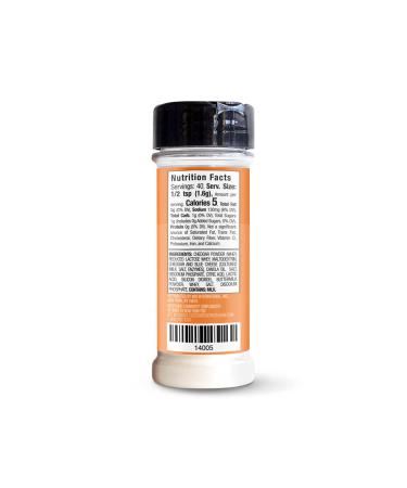 Weight Watchers Cheesy White Cheddar Popcorn Seasoning - 2.25 oz (64g) | Zero Smart Points, Gluten-Free, Vegetarian - Add Cheesy Goodness to Snacks & Vegetables! - Buy Online on GoSupps.com
